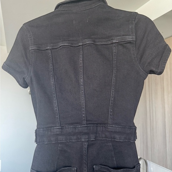 Good American Fit For Success denim jumpsuit in black - Picture 15 of 15